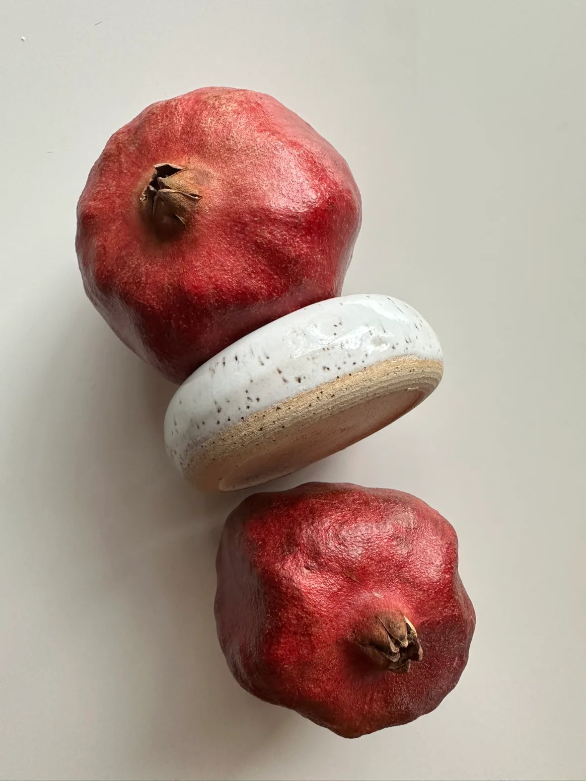 Local Handmade Tiny Shallow Ceramic Bowl (with hidden foot ring) image indicator(4)