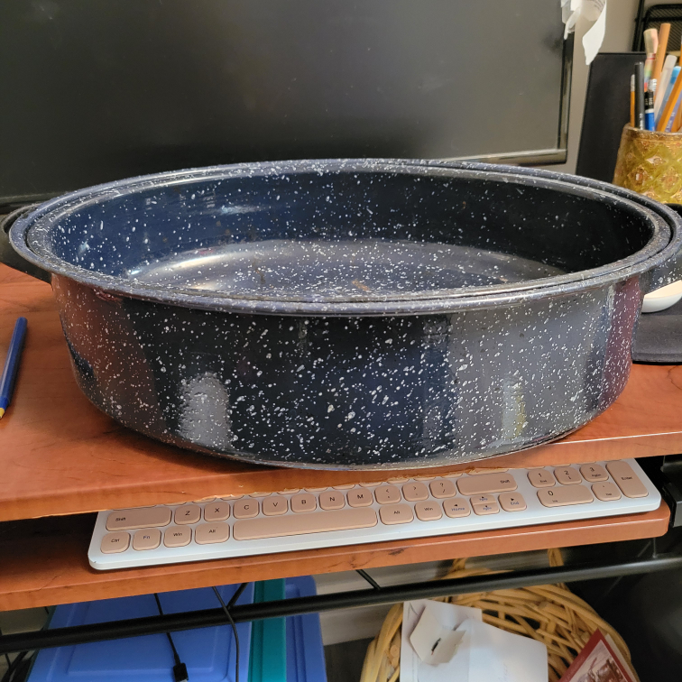 Vintage Enamelware Roaster