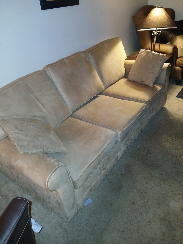 Beige Sofa queen size sofa bed
