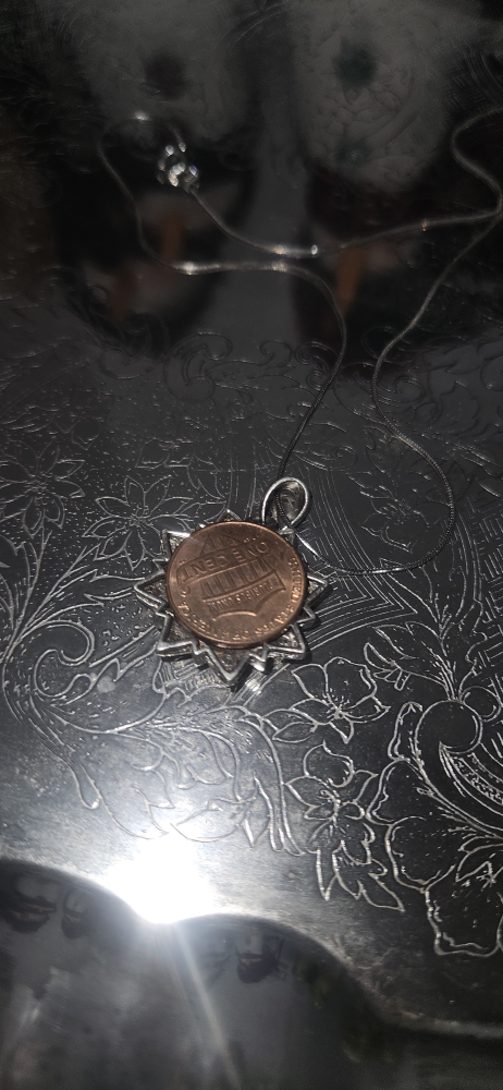 Evil Eye Necklace 925 K stamped new - photo 2