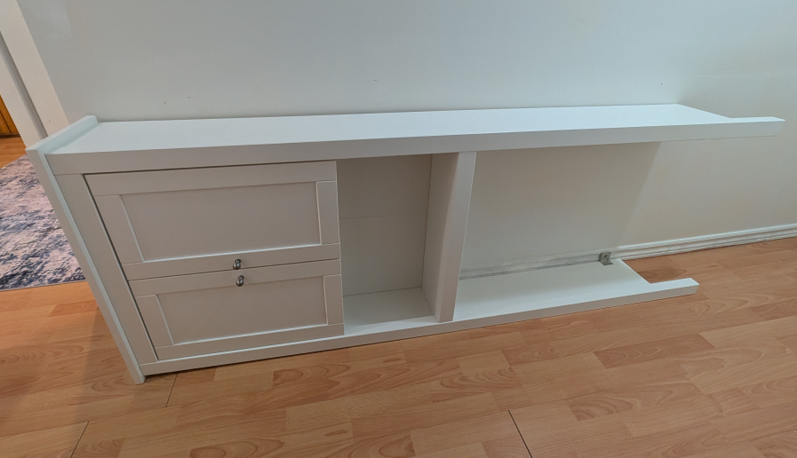 IKEA HEMNES White Bathroom Shelf Unit - photo 3