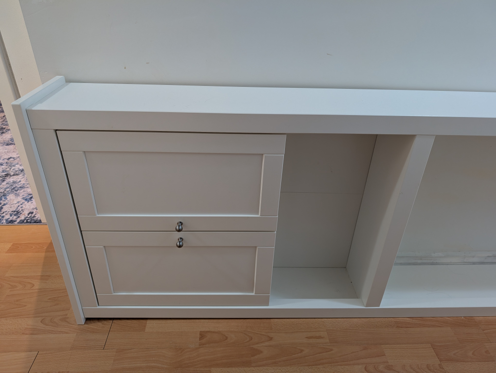 IKEA HEMNES White Bathroom Shelf Unit - photo 4