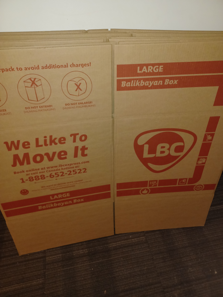 4 Large Balikbayan Boxes