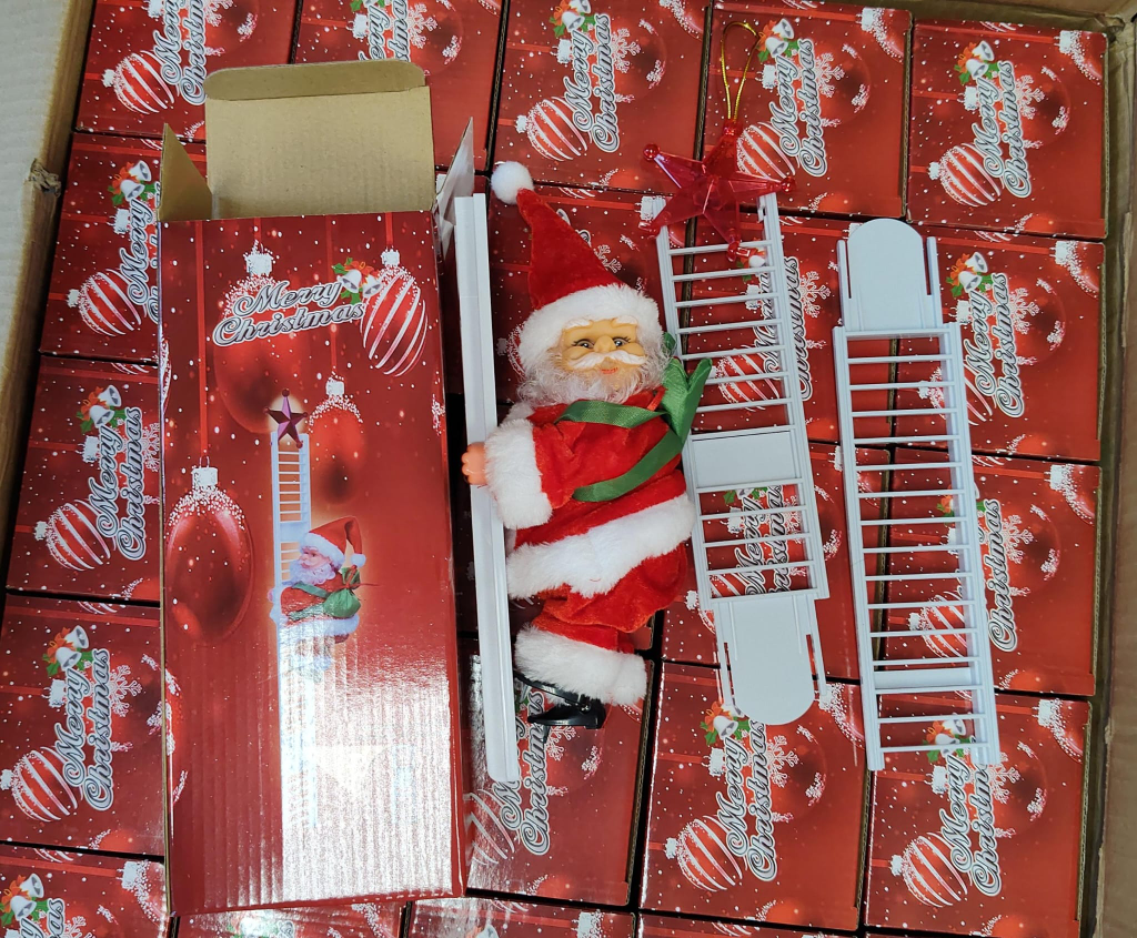 Singing and Climbing Santa Claus Christmas Decoration - photo 5