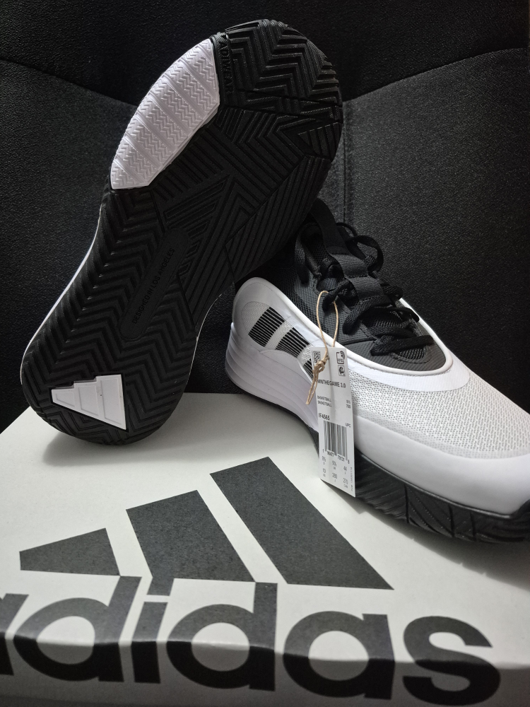 Men's Sz 10 Adidas Own the Game 3 Basketball Shoes - photo 2