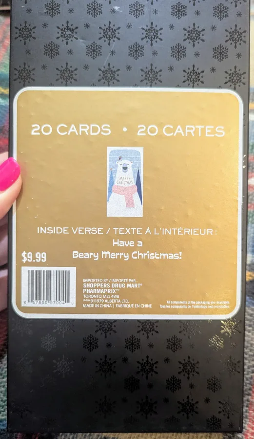 2 boxes of Christmas cards (new) image indicator(3)