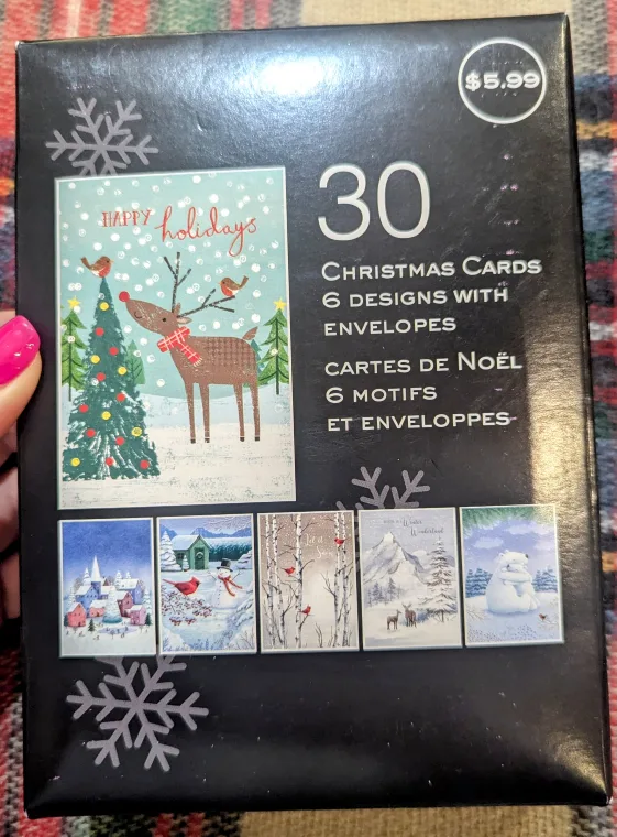 2 boxes of Christmas cards (new) image indicator(4)