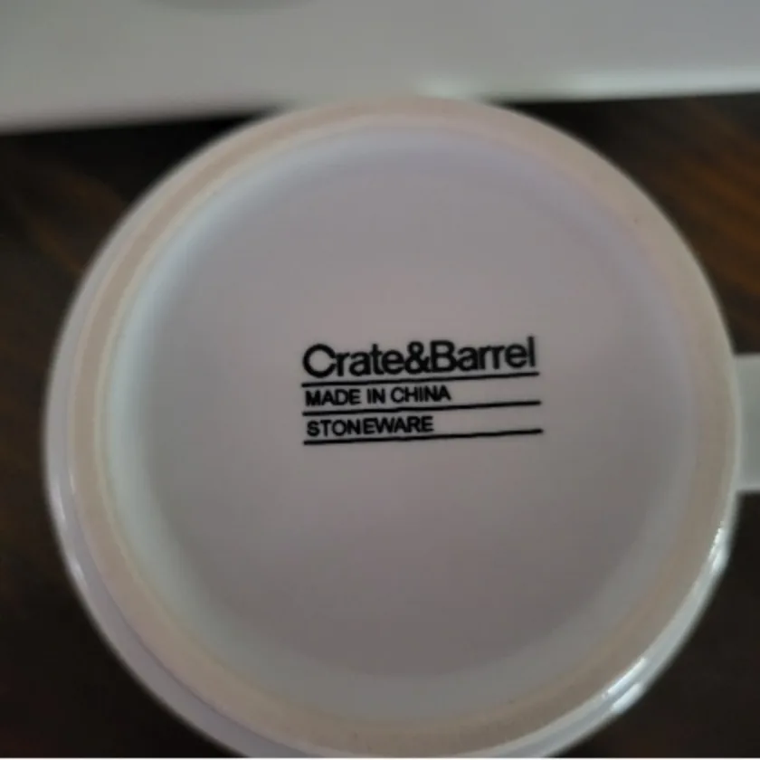 Crate & Barrel Mug Set image indicator(4)