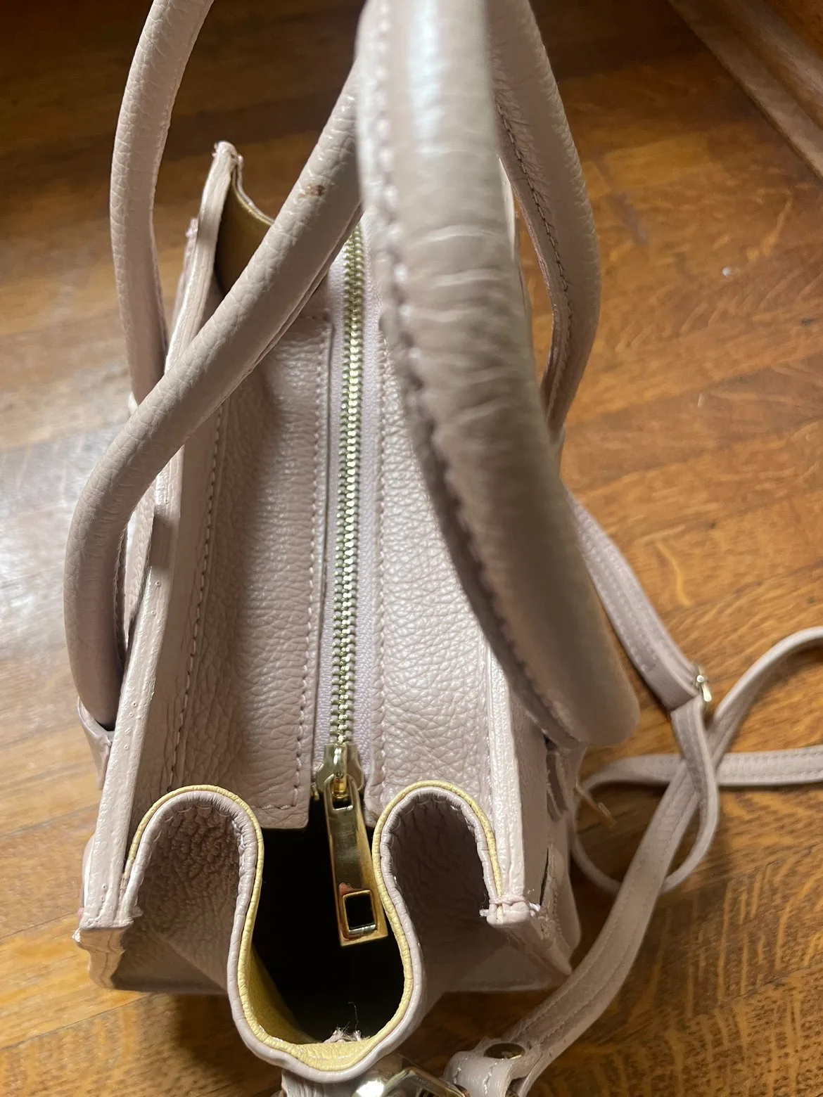 Leather Celine style purse image indicator(8)