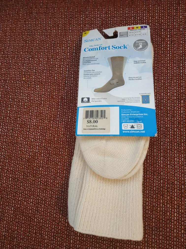 Simcan Diabetic Comfort Socks - Natural image indicator(2)