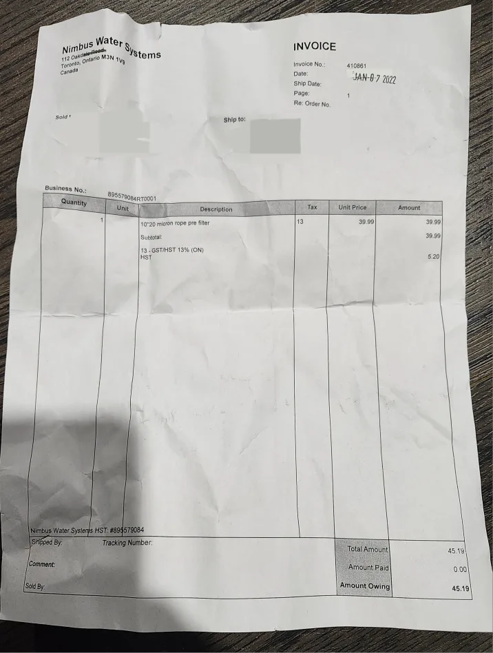 Kinetico 10/20 Micron Rope Pre Filter image indicator(3)