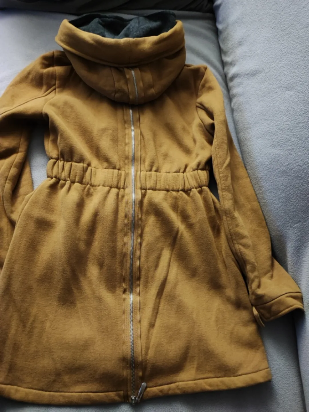 #ThriftyPicks Brown Hooded Winter Coat image indicator(8)