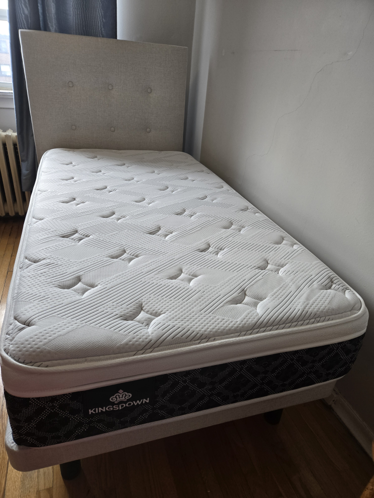 KingSDown Twin Mattress, frame and Headboard - photo 2