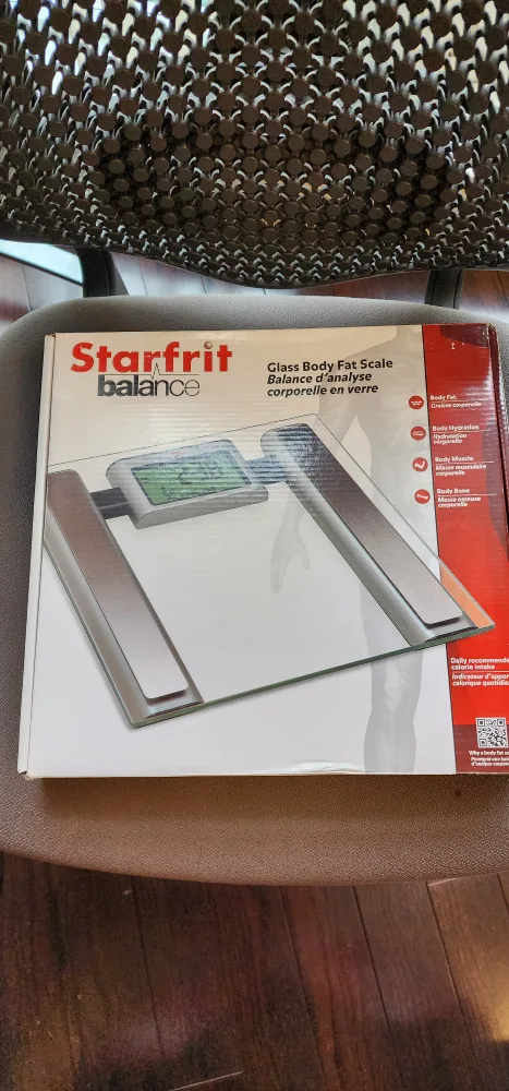 Starfrit Balance Glass Body Fat Scale - See Description thumbnail