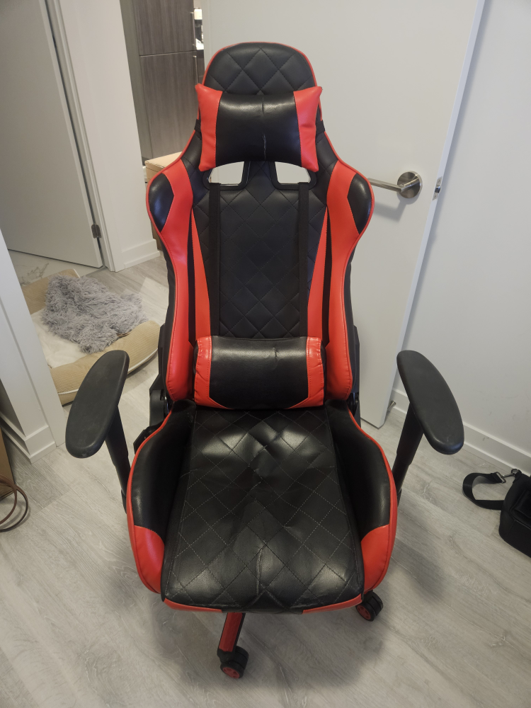 Gaming Chair with Headrest and Lumbar Support - photo 2