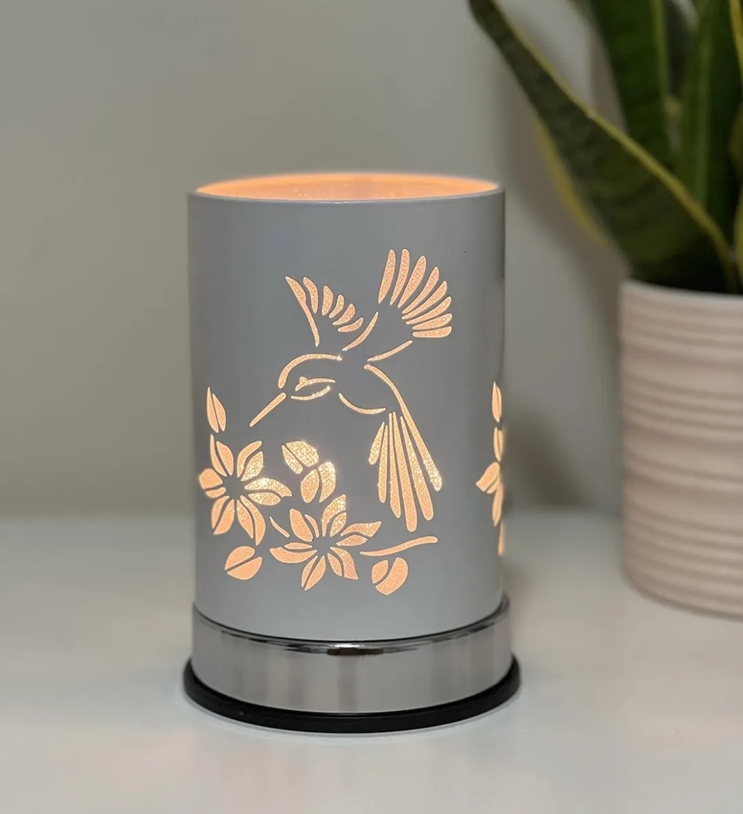 electric lamp with beautiful bird design thumbnail