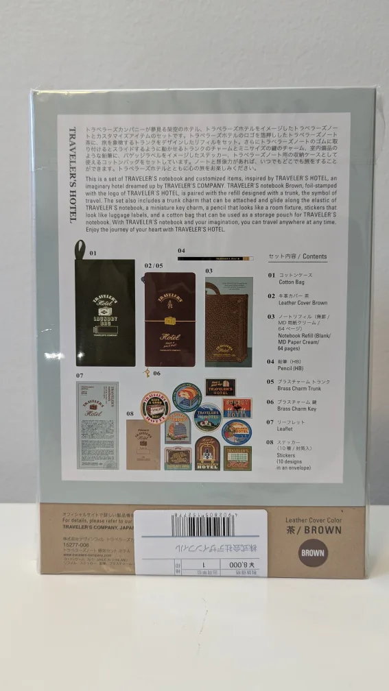 Traveler's Notebook 2022 Limited Edition Traveler's Hotel Set image indicator(2)