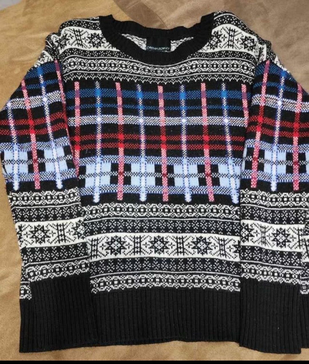Cynthia Rowley Fair Isle Sweater