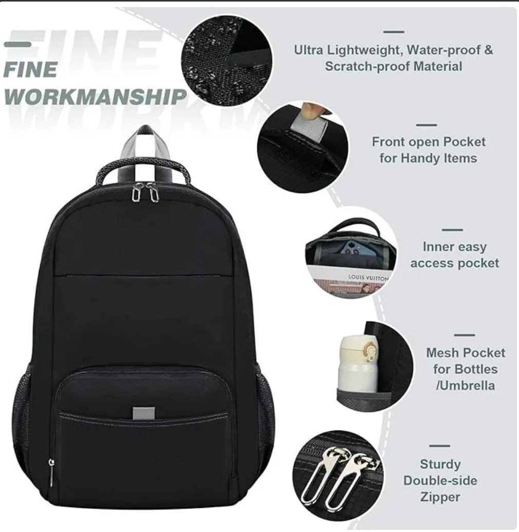 #ThriftyPicks Packable Hiking Backpack, Water Resistant Foldable image indicator(3)