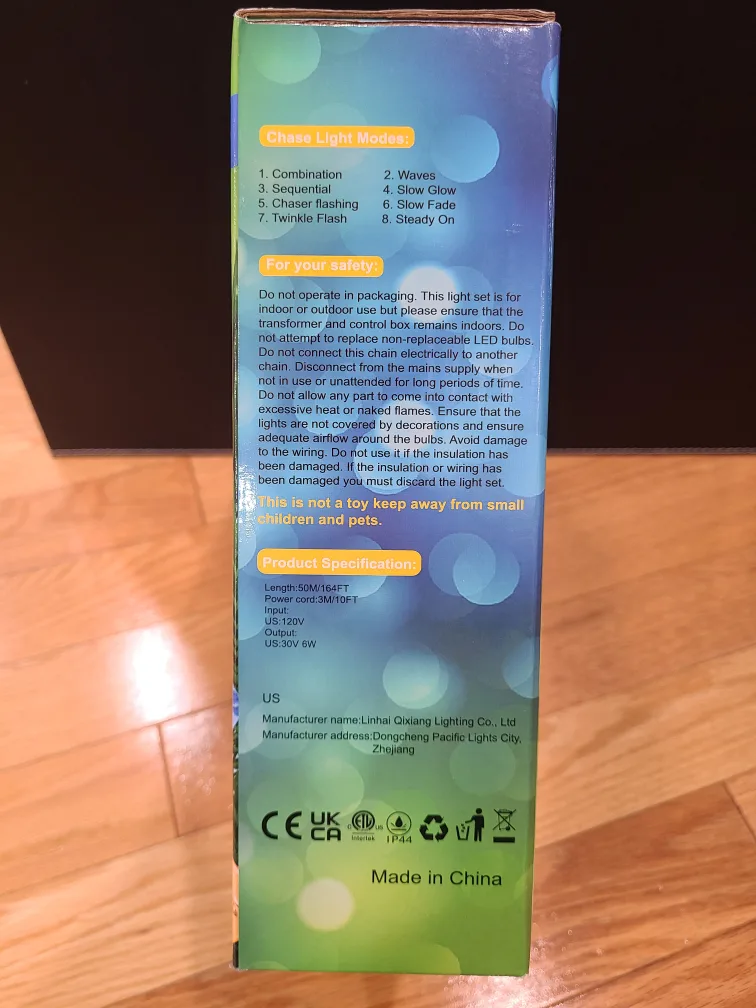 Christmas 500 LED string lights 50 meters long image indicator(3)