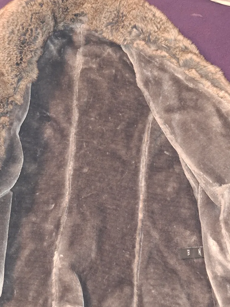 JC Womens Faux Fur Trim Jacket image indicator(8)