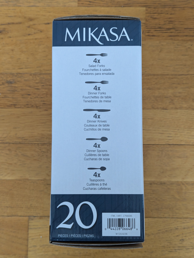 Mikasa 20-Piece Flatware Set - photo 2