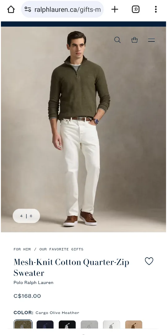 Polo Ralph Lauren Pima Cotton Sweater image indicator(4)