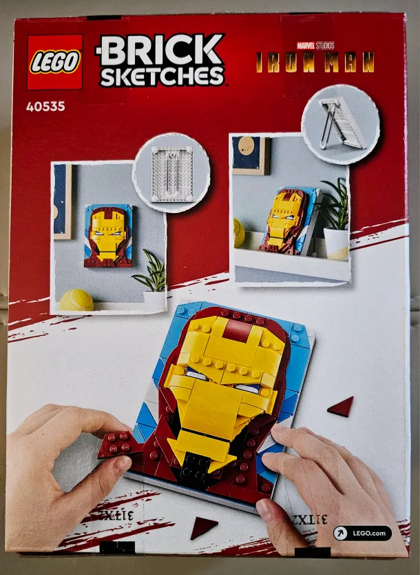 Brand New Retired LEGO Brick Sketches Iron Man 40535 image indicator(2)