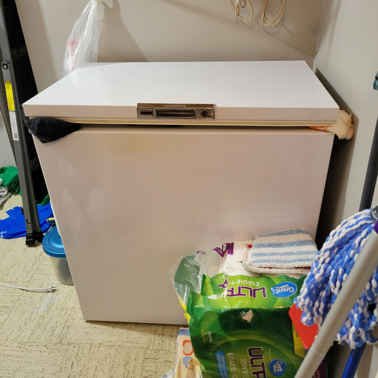 White Chest Freezer