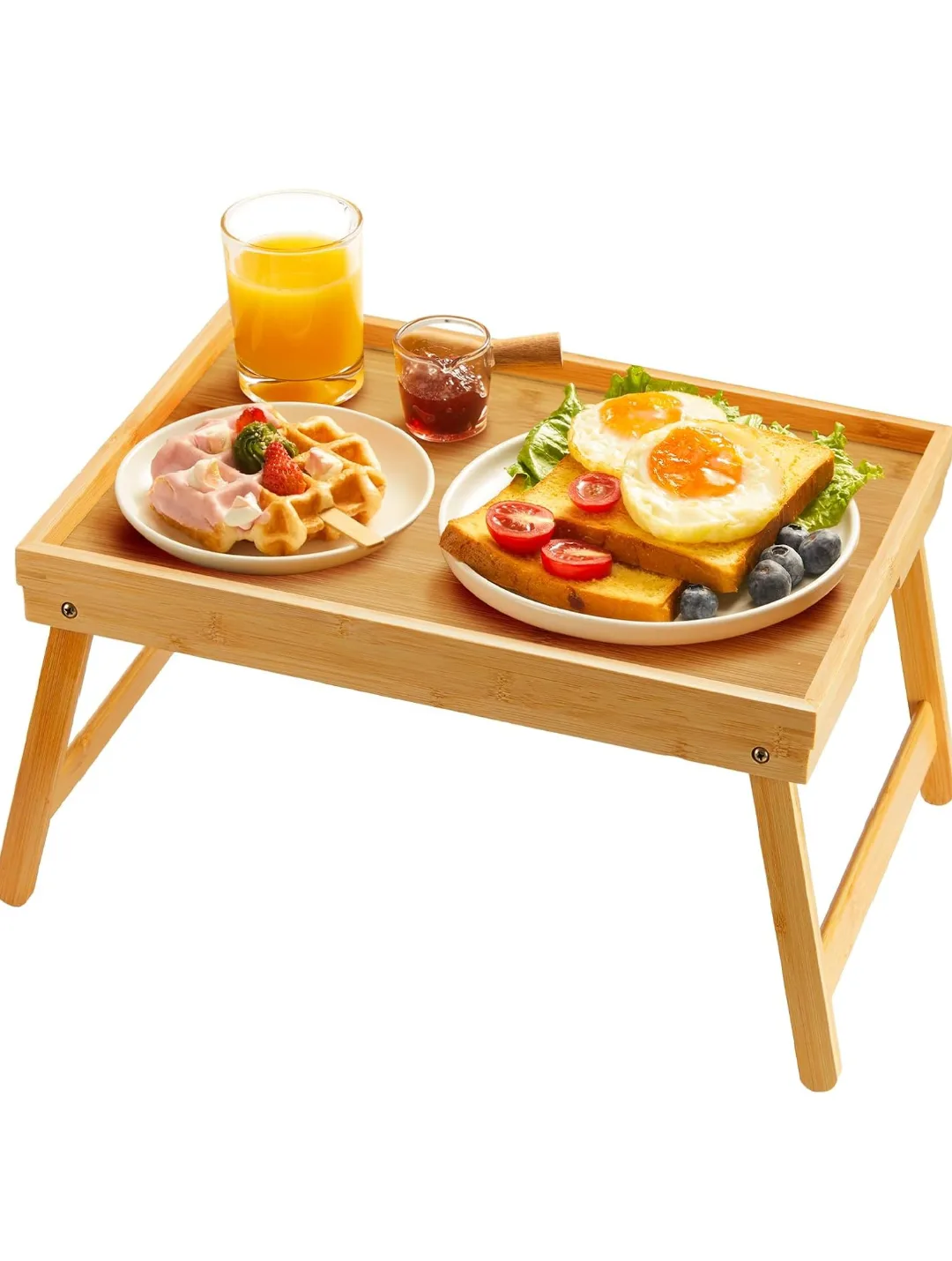 Bamboo Serving Tray Table image indicator(6)