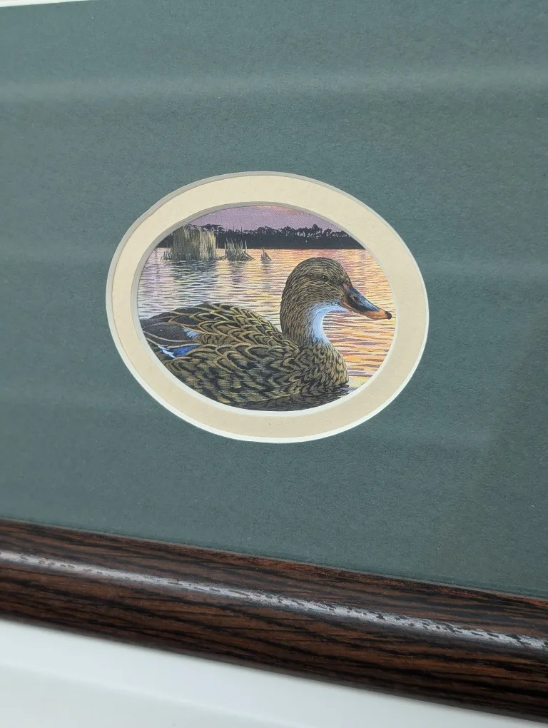 Vintage Framed Duck Print image indicator(2)