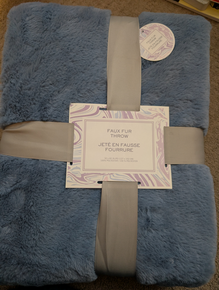 Faux Fur Throw Blanket