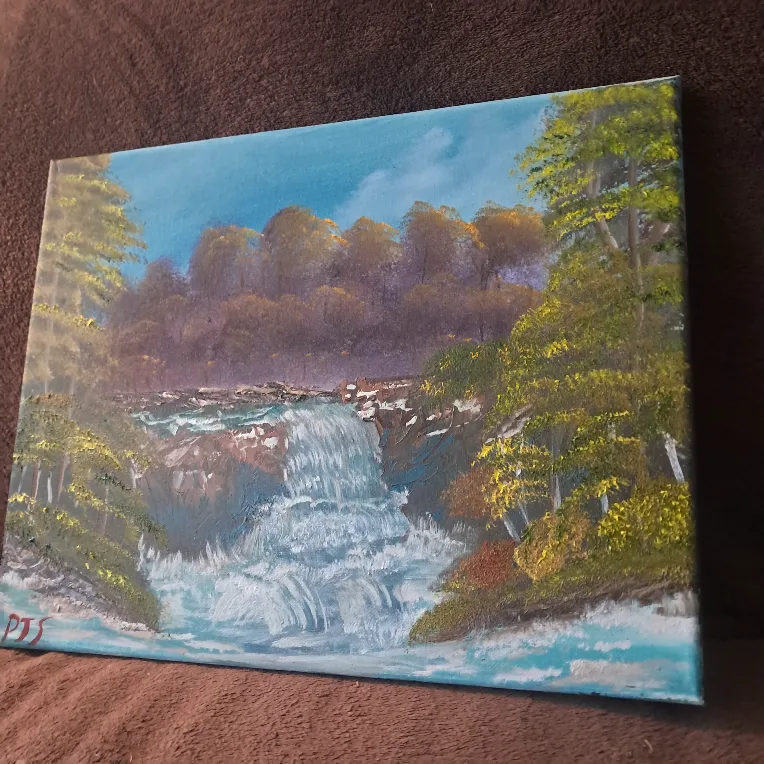 Original Waterfall Painting image indicator(2)