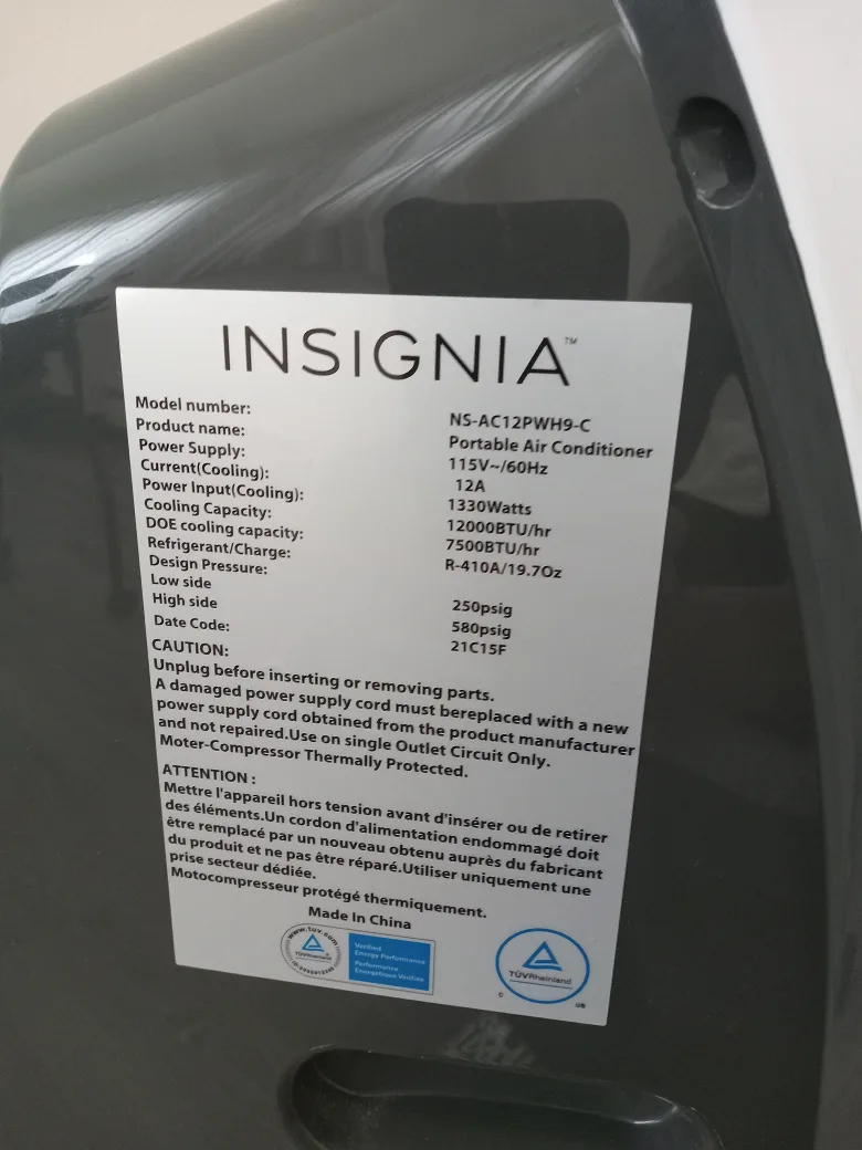 Insignia Portable Air Conditioner(Cool, Fan, Dry) #thriftypicks image indicator(3)