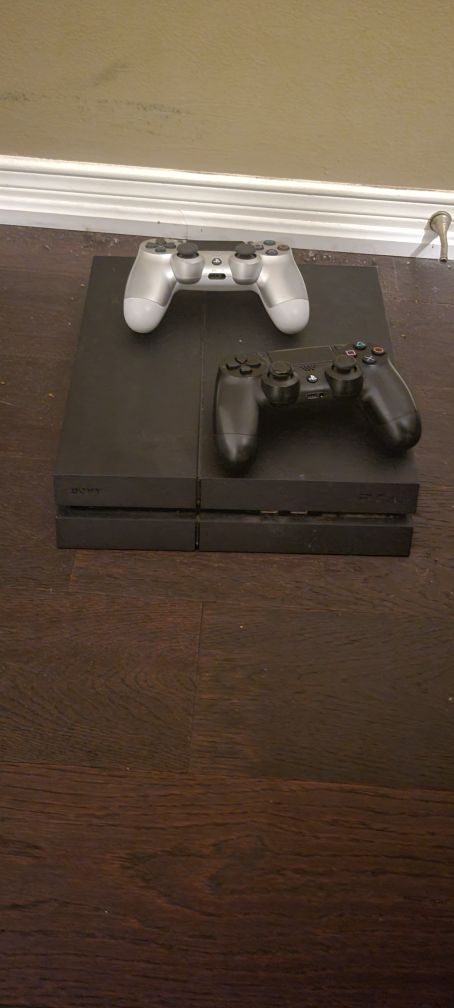 PS4 Console with Games and Controllers - photo 2