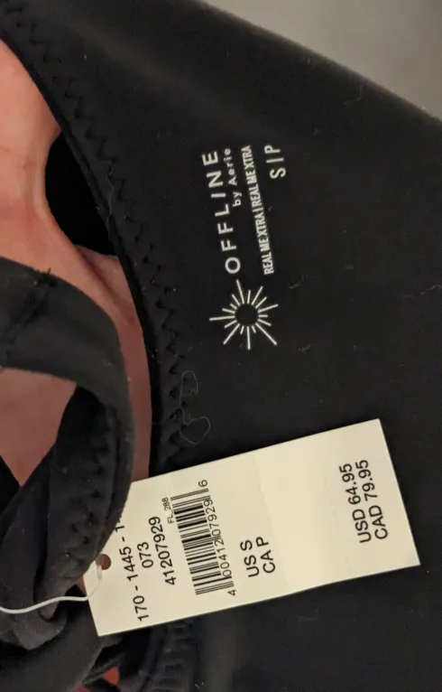 BNWT Romper Bodysuit Aerie Real Me Extra Strappy image indicator(2)