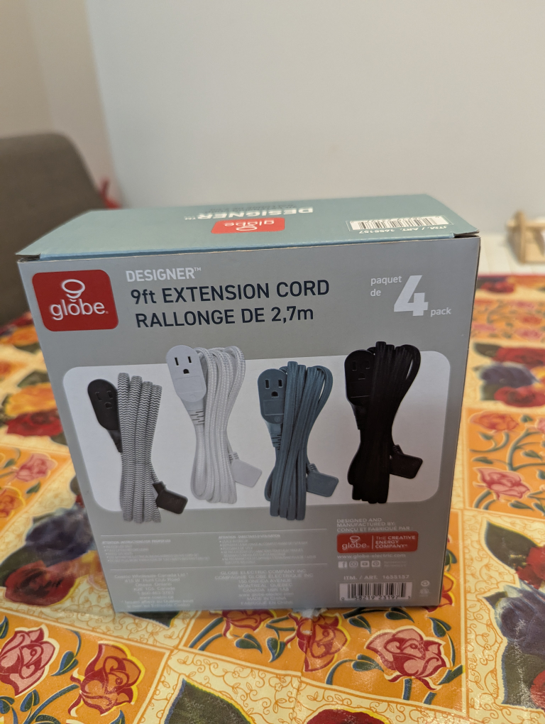 Globe Electric 9ft Extension Cords (count 2) - photo 2