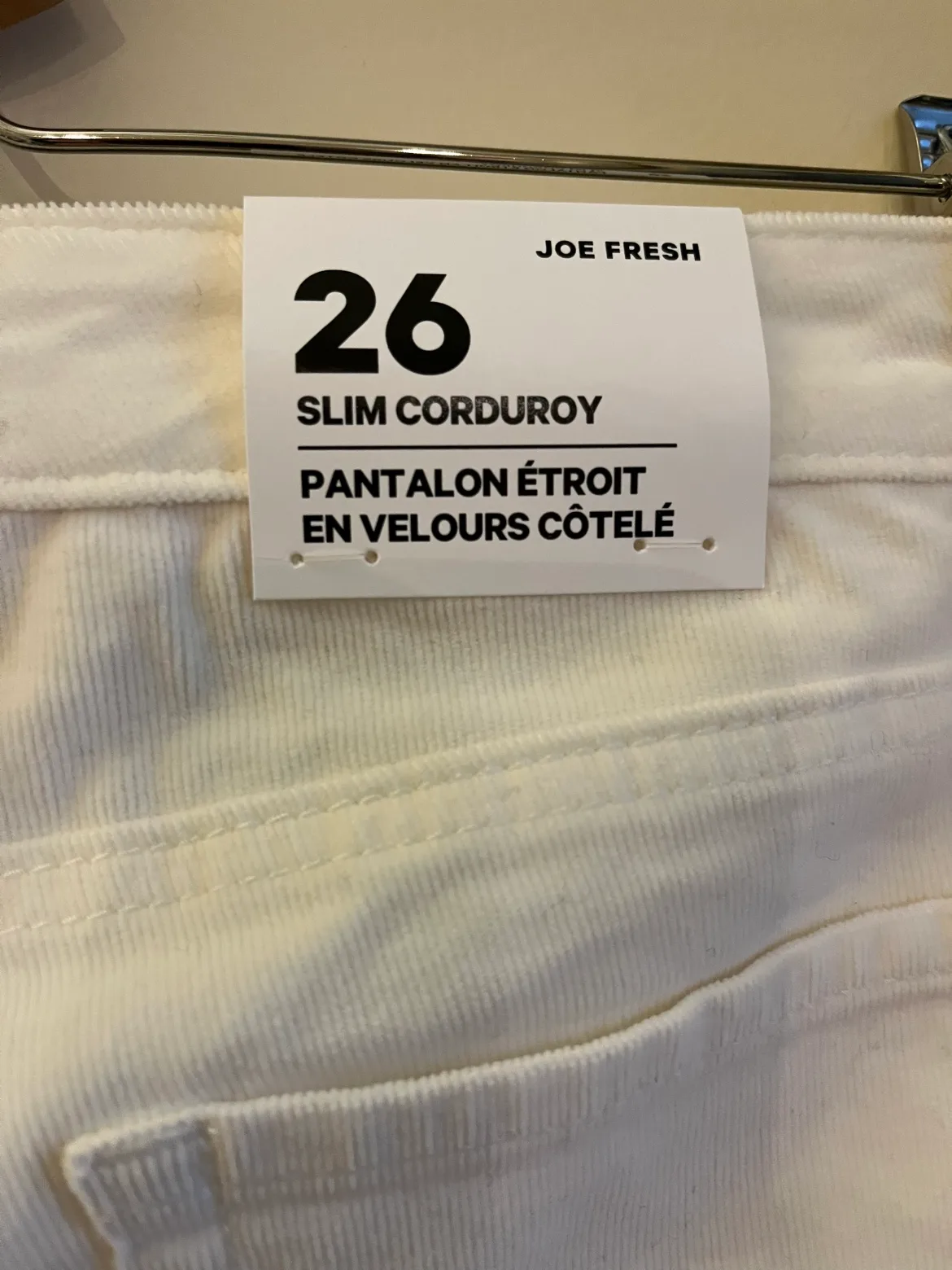 Joe Fresh Cordoroy pants (new) image indicator(4)