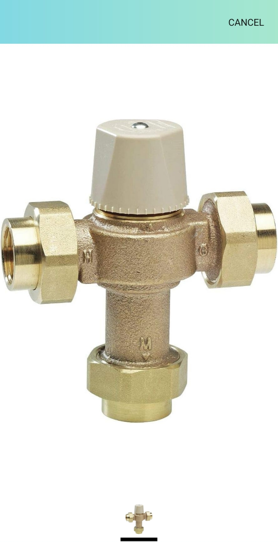 Watts - LFMMV-M1-UT - 3/4 Union Inlet Type Thermostatic