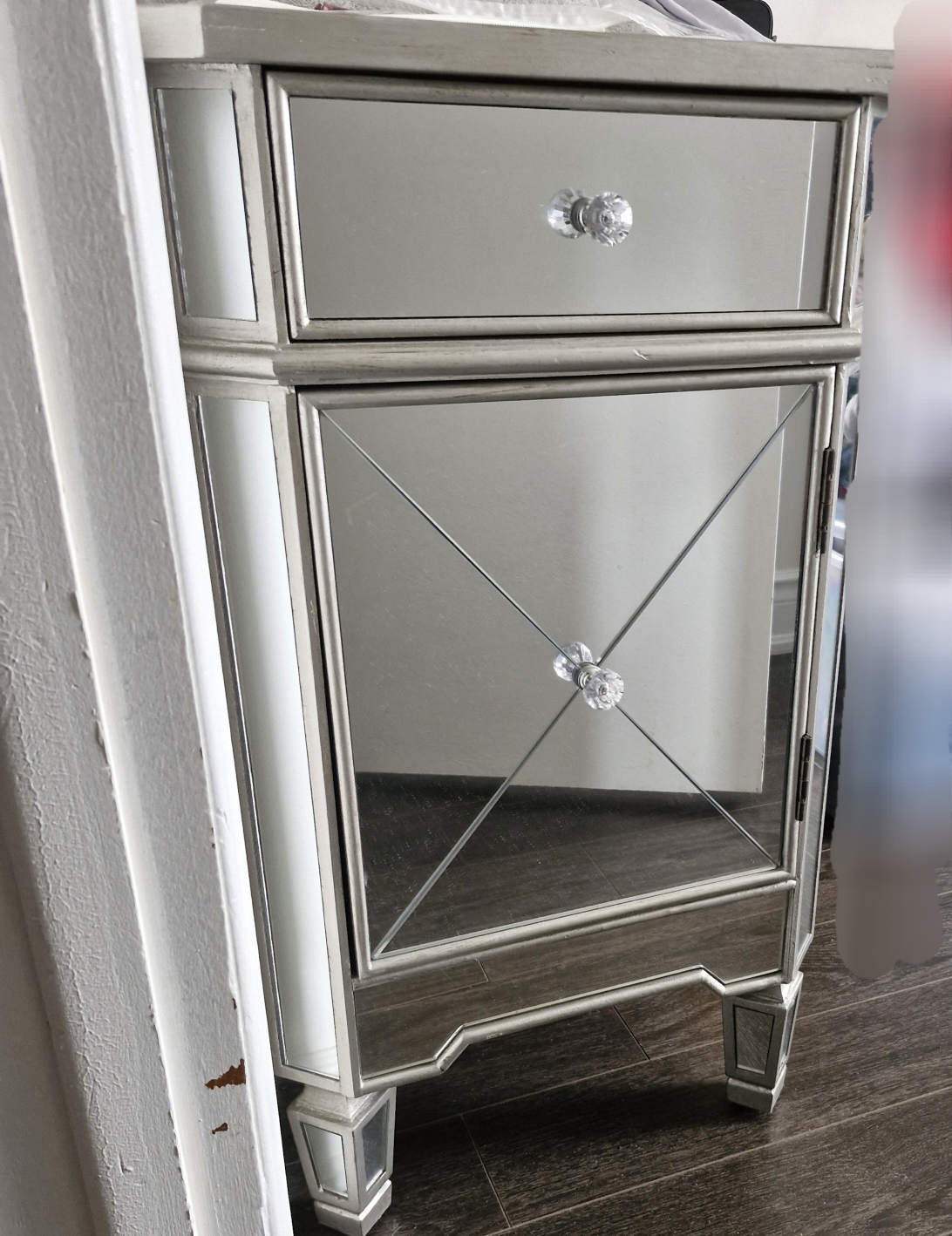 Mirrored Nightstand