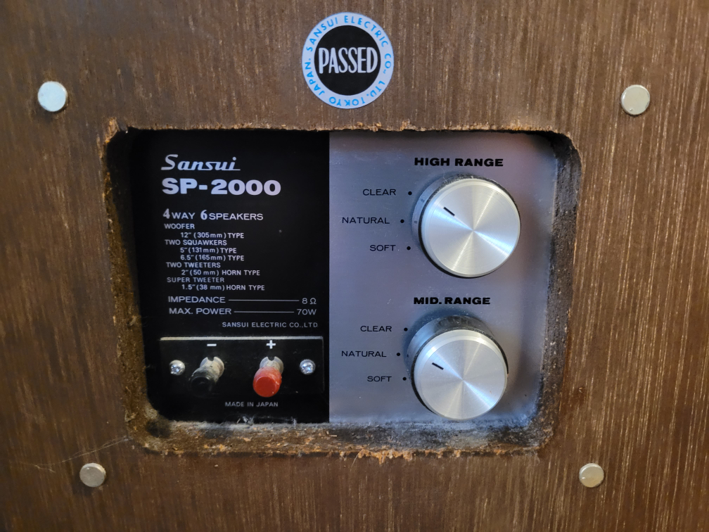 Sansui SP-2000 Speakers - photo 5