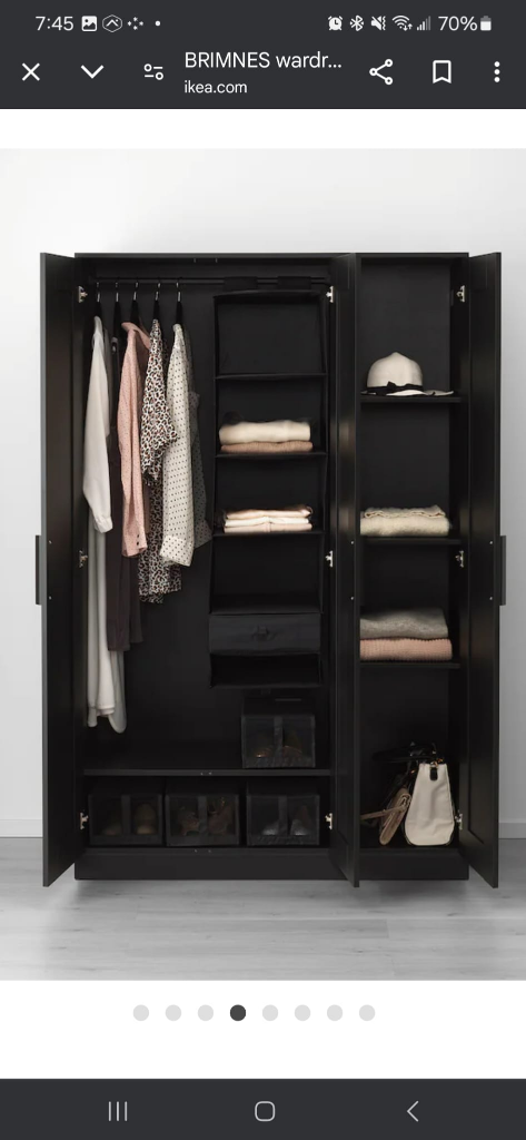 IKEA BRIMNES Wardrobe with Mirror - photo 4