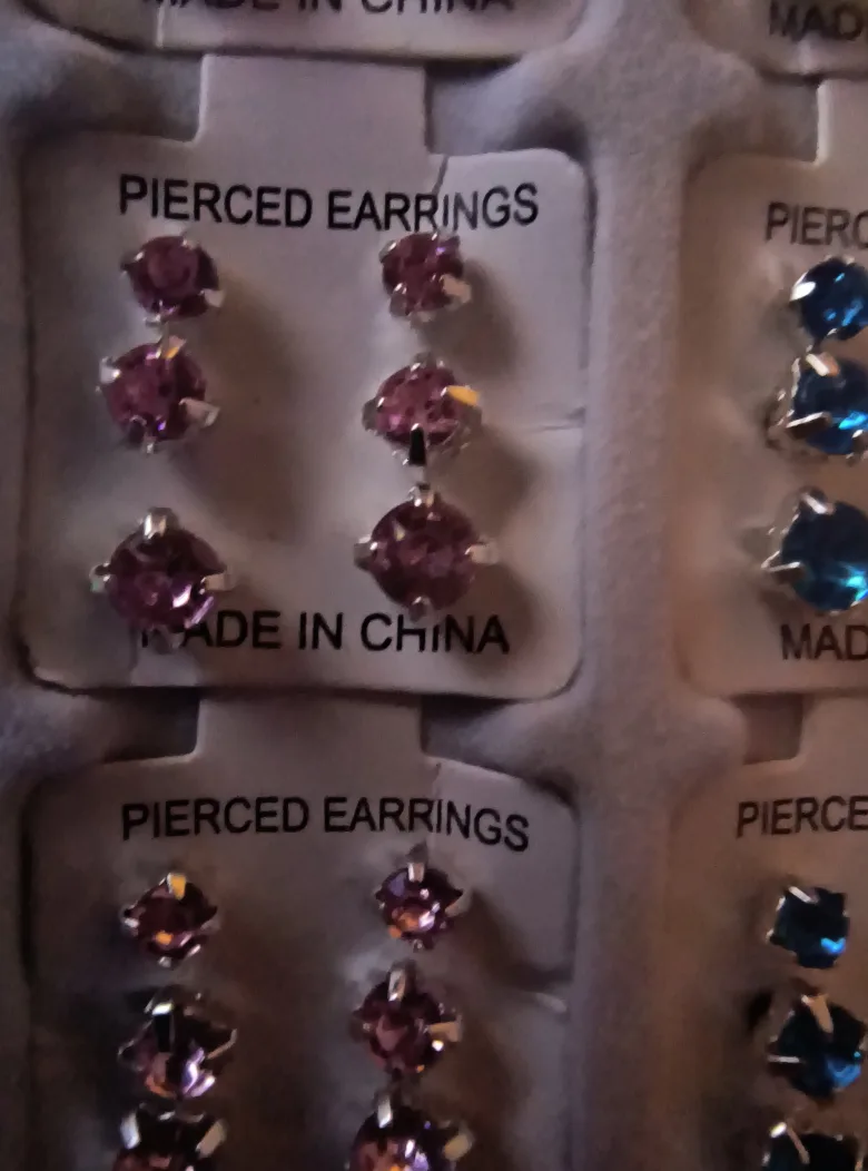 Assortment of Crystal Stud Earrings image indicator(2)