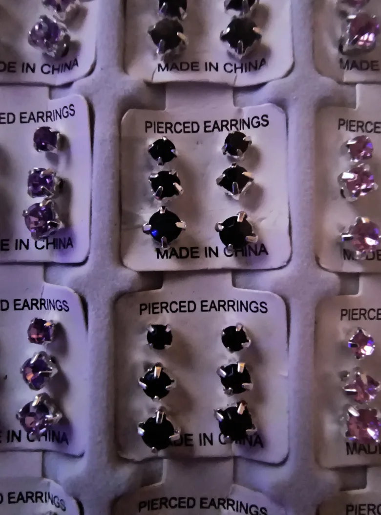 Assortment of Crystal Stud Earrings image indicator(5)