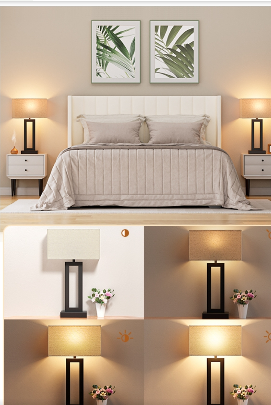 Living Room Lamps for Night Stands - Set of 2 - photo 3
