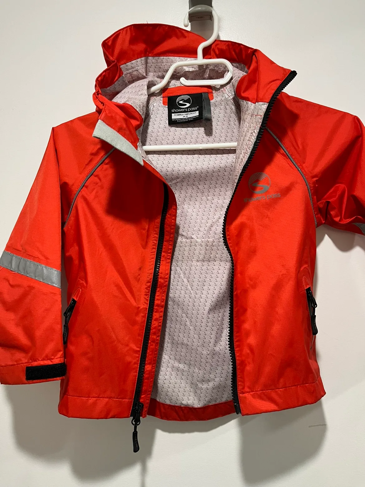 Kids “shower pass” raincoat image indicator(2)