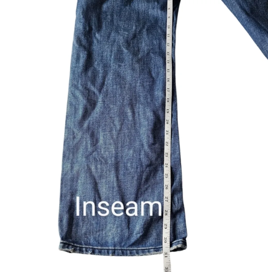 Diesel Quratt Straight Leg Button Fly Jeans men's 31 waist image indicator(9)