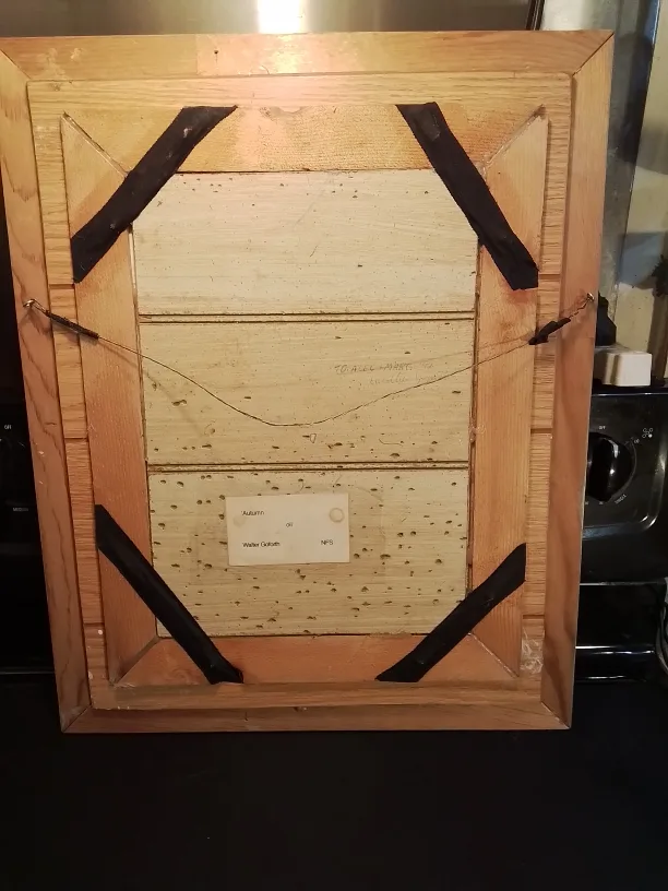 "Autumn" by Walter Goforth Framed Oil Painting On Board 21" image indicator(7)