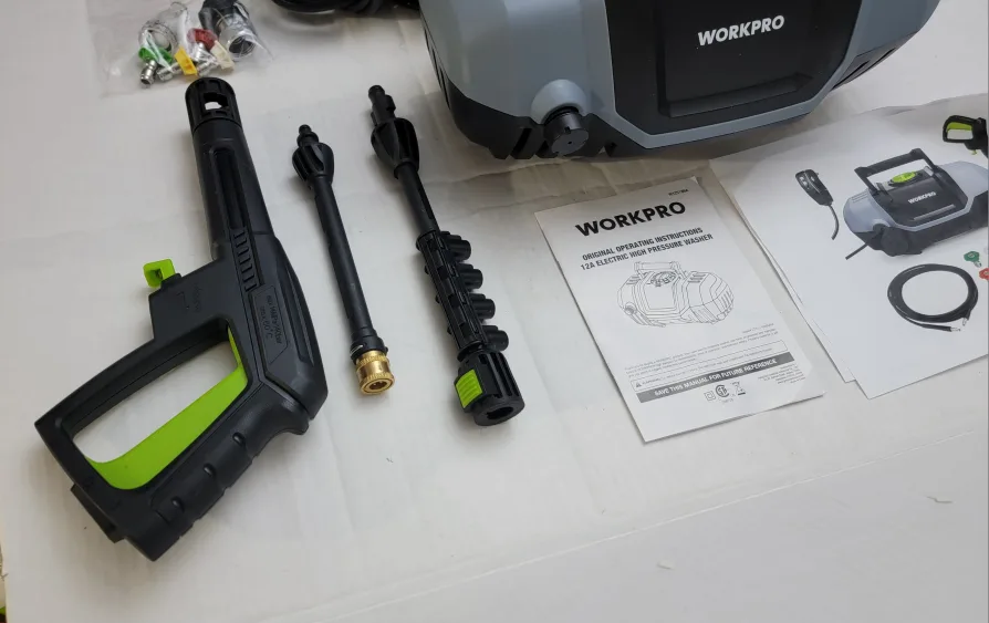 WORKPRO Pressure Washer, 1900 PSI Max 1.8 GPM Max Electric image indicator(10)