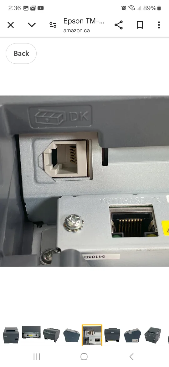 Epson TM-T88V Receipt Printer image indicator(6)